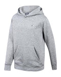 New Balance Boys Cotton Fleece Pullover Hoodie with Pocket - Team Grey / 14-16