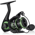 Green Piscifun Viper X Spinning Reel 500 Size, 33lb Max Drag, 10+1 Bearings