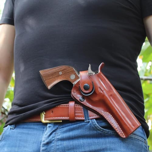 MASC OWB Leather Revolver Holster for Uberti 1873 .45 4-3/4 inch - Right Hand