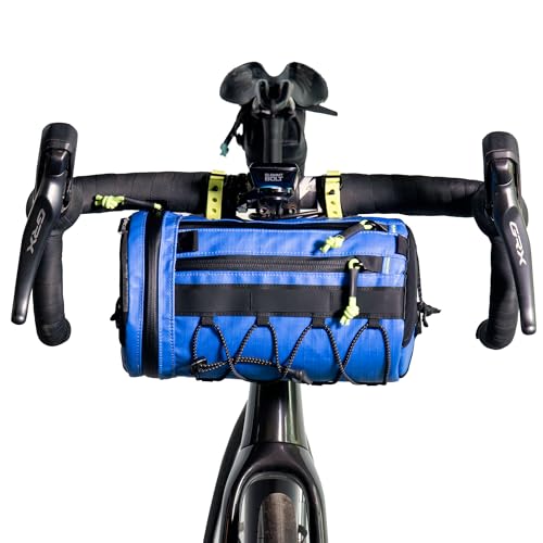 ORUCASE Smuggler HC Waterproof Bike Handlebar Bag - 3L Insulated Front Pouch - Blue