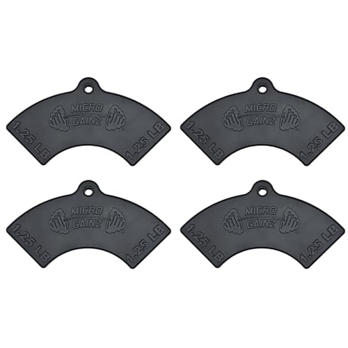 Micro Gainz 1.25LB Magnetic Weight Plates Set for Nuobell Dumbbells - 4 Piece