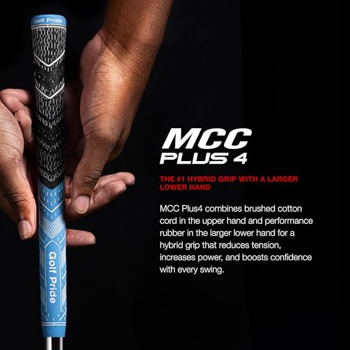 Golf Pride MCC Plus4 Midsize Golf Club Grip 8-Pack Grey - All Weather