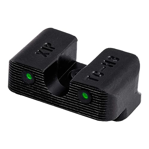 TRUGLO Tritium Pro Handgun Night Sights with Orange Focus Lock - Compatible with Springfield XD