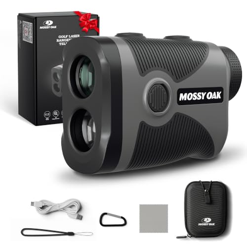 Mossy Oak Golf Rangefinder with Slope Switch 1200Y Long Range & HD View