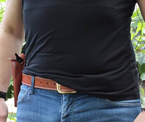 MASC OWB Leather Revolver Holster for Uberti 1873 .45 4-3/4 inch - Right Hand