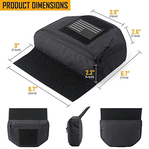 WYNEX Tactical Drop Dangler Pouch for Plate Carriers - Black