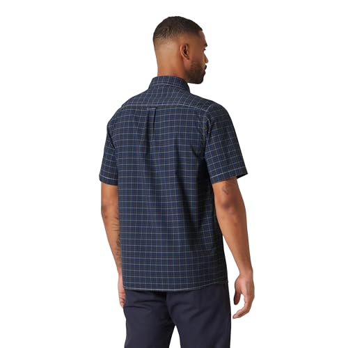 Helly Hansen Fjord QD Short Sleeve Shirt 2.0 Large Navy - Quick-Dry Sailing Top