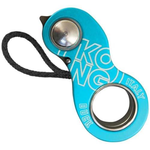 Blue Duck Ultra-Compact Emergency Rope Clamp for 8-13mm Ropes - Lightweight Aluminum Ascender & Rescue Tool