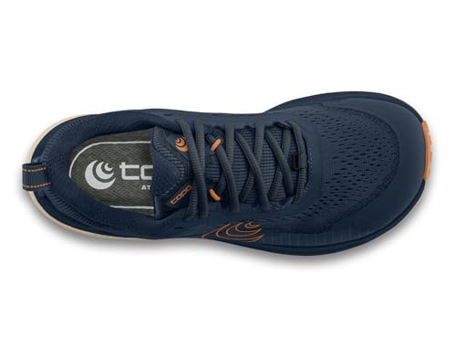 Topo Athletic Men's Terraventure 5 Trail Running Shoes Navy/Orange 10.5 - Comfortable 3MM Drop Athletic Shoes