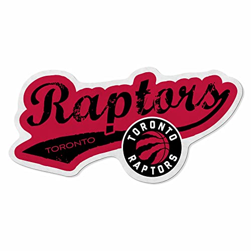 NBA Basketball Pennant - Toronto Raptors Distressed Felt Wall Decor - 18x18 Inches