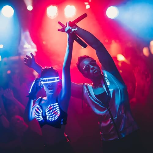 Women’s LED Light Up Bra for Rave Festival Nightclub Party Wear