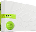 Vice Pro Golf Balls Neon Lime - Tour Performance 3-Piece Urethane Cover
