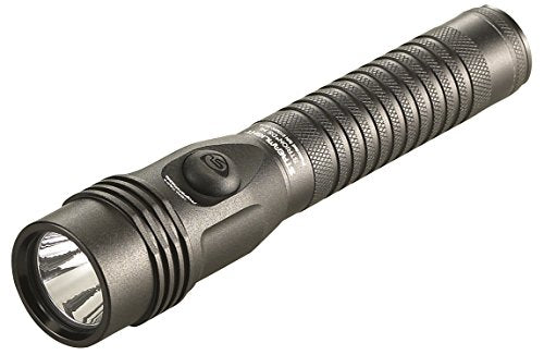 Rechargeable LED Flashlight without Charger - 700 Lumens, Black, Dual Switch