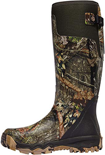 LaCrosse Burly ZXT Rubber Hunting Boots for Men, Mossy Oak Break-up Country, Waterproof & Scent-Free