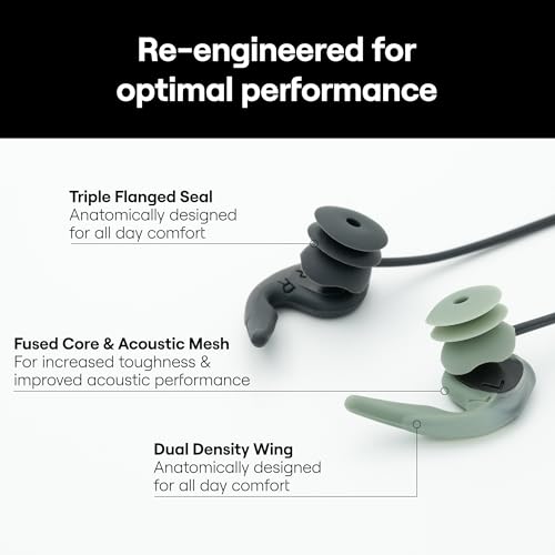 Creatures of Leisure Surf Ears 4.0 Water & Sound Ear Plugs - Black/Sage