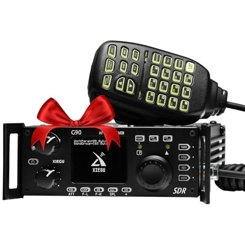Xiegu G90 HF Transceiver 20W SSB/CW/AM/FM SDR with Auto Antenna Tuner