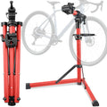 Heavy Duty Bike Repair Stand with Folding Clamp - Metallic Orange