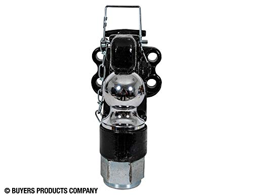 15 Ton Heavy Duty Combination Towing Hitch - 2-5/16 Inch Ball & Pintle Hook, Forged Steel