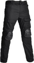 Skiennix Men's Tactical Military Pants - Slim Fit Airsoft Combat Pants with Knee Pads