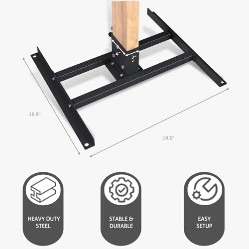 ATFLBOX 1/2 Inch Thick AR500 Steel Target Stand System for Shooting Range