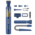 Cordless Car Vacuum & Air Duster - 4-in-1 Mini Vacuum with 19000Pa Suction - Blue