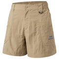Men's Fishing Shorts UPF 50+ Water Resistant Quick Dry Cargo Shorts - Khaki, 6-Inch Inseam, Large