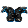 Champro Gauntlet II Football Shoulder Pads Black Large - Impact Diffusion & Adjustable Fit