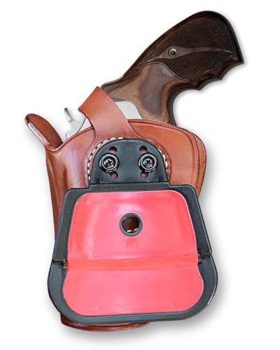 Leather Revolver Holster for PC Mod 627 .357 Mag 8-Shot, Right Hand, Brown