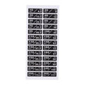 Custom Weight Stack Labels for Gym Equipment 4.5cm x 1.4cm - 10 to 260 lbs