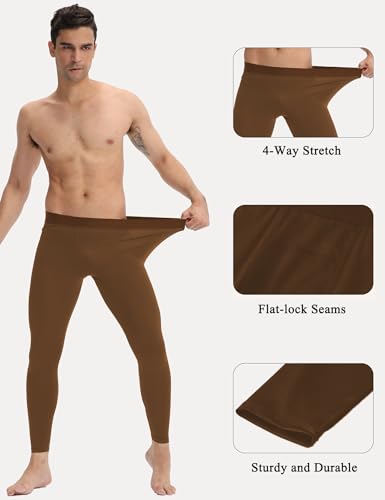 Men's Athletic Compression Leggings - Sports Baselayer Pants