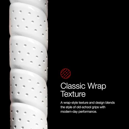 Golf Pride Tour Wrap Golf Grip Midsize 8-Pack - White, Classic Leather Look