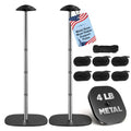 Boat Cover Support Poles - Adjustable Stainless Steel Support System with Weighted Bases for Marine Protection