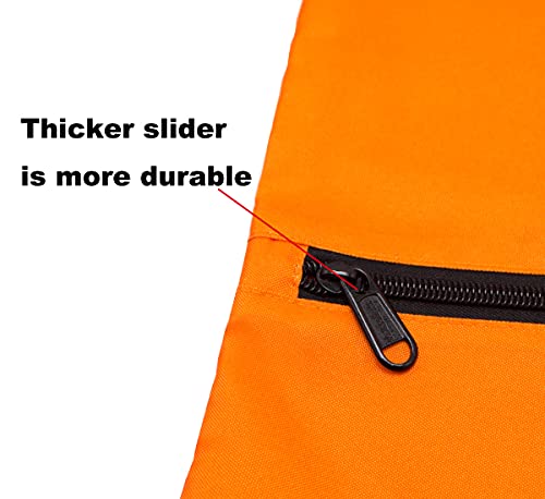 HOLYLUCK Drawstring Backpack Bag Sport Gym Sackpack - Orange