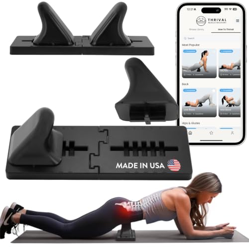 Thrival Wave Adjustable Psoas Muscle Release Tool - Carbon Black Variation