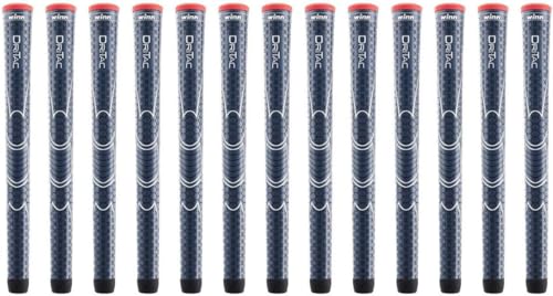 Golf Grip Bundle - 13 Non-Slip All-Weather Winn Dri-Tac Soft Cushioned Grips - Standard Size Navy Blue