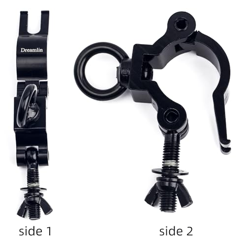Black Set of 4 Dreamlin Dance Pole Hanging Clamps for Pole & Aerial Equipment