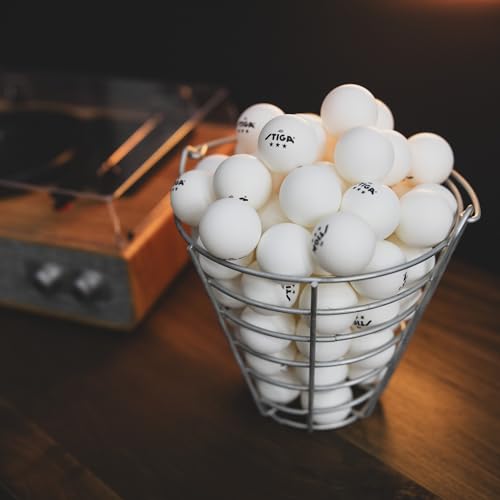 STIGA 3-Star Table Tennis Balls 144 Pack - White, Regulation Size & USATT Approved