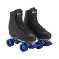 Black Classic Quad Roller Skates for Women & Men - Adjustable High-Top, 60mm PU Wheels