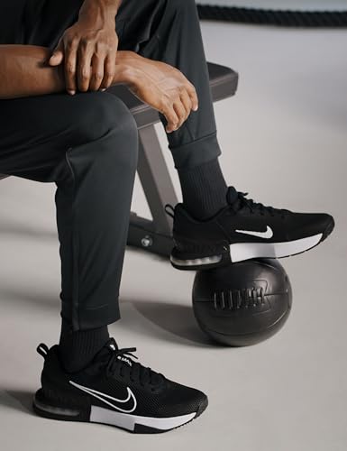 Nike Men's Air Max Alpha Trainer 6 Workout Shoes Black/White/Black - Size 8