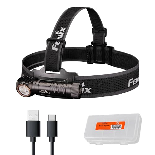 Rechargeable Headlamp with 1800 Lumens, Spot & Flood, Red Light, Magnet Tailcap