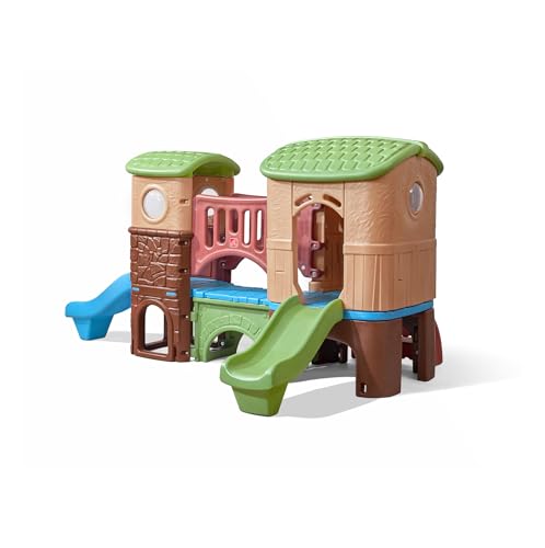 Kids Climber Playset with Slides & Playhouse - Outdoor Jungle Gym for Ages 2-6 Variation of Climber