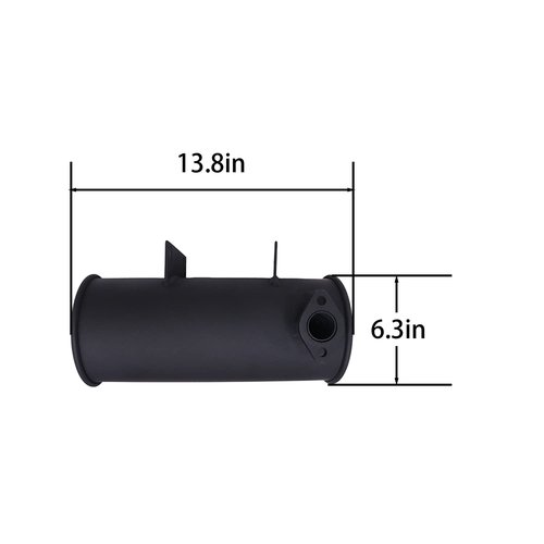 Holdia Muffler 14396-G1 15460-G1 16457-G1 Compatible with EZGO (76-87) 2 Cycle Golf Cart