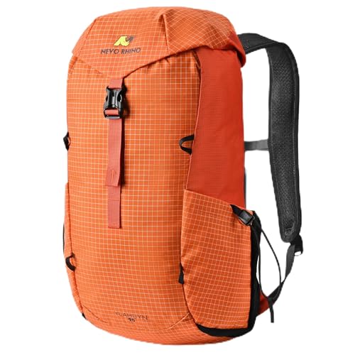 N NEVO RHINO 16L Hiking Backpack - Lightweight Daypack for Men Women - Orange