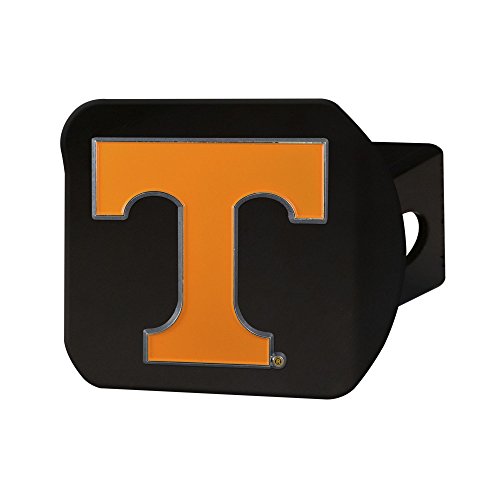 NCAA FanMats Tennessee Volunteers Hitch Cover - Black, 3.4 x 4 Inches