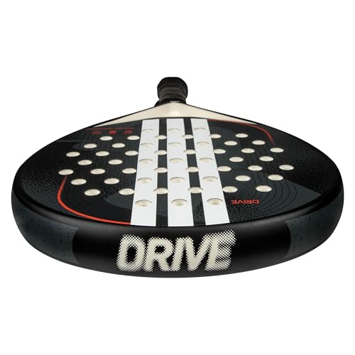 Adidas Drive Padel Racket Black - Control & Power with Carbon & Fiberglass
