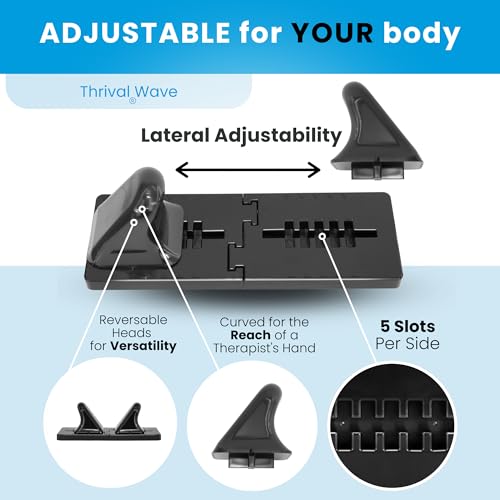 Thrival Wave Adjustable Psoas Muscle Release Tool - Carbon Black Variation
