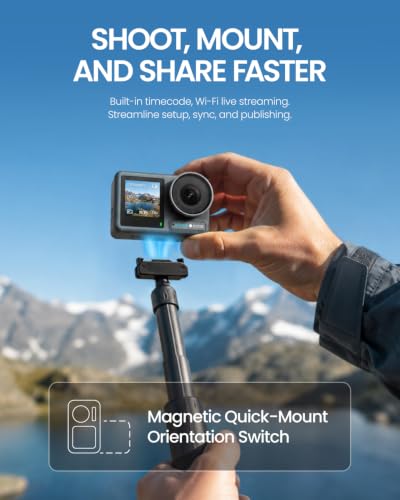 Edge Dual Battery Combo for Action Camera - 4K 120fps Night View Waterproof 52ft Stabilization