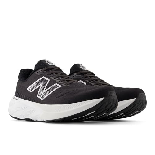 Men's Running Shoes with Fresh Foam X Cushioning - Black & White, Size 9.5