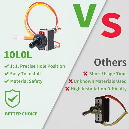 Golf Cart Run/Tow Switch with Connecting Wires for EZGO TXT DCS PDS 1994+ Replacement