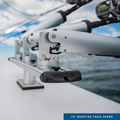 Cannon 12-Inch Aluminum Mounting Track for Downriggers & Boat Accessories